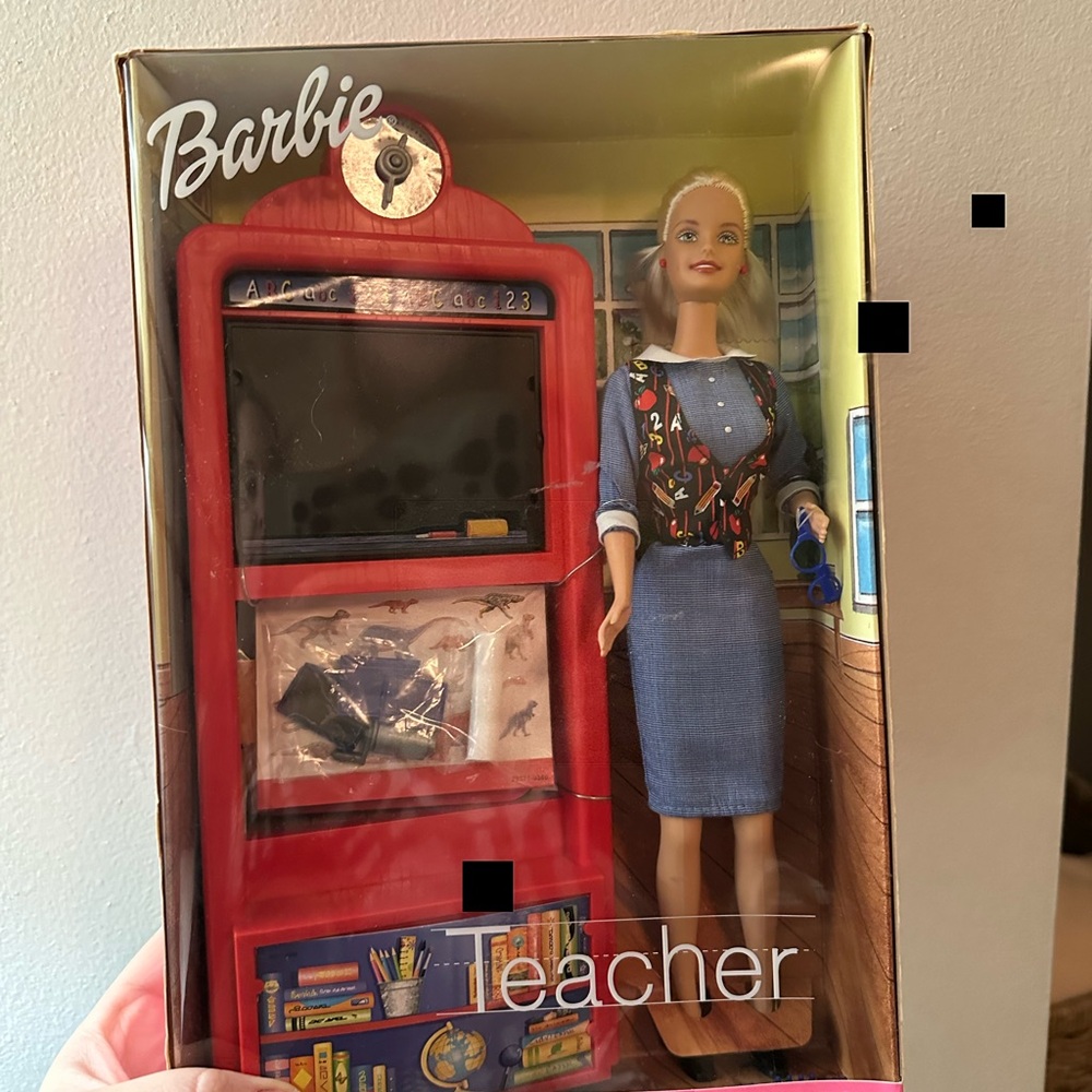 Barbie Teacher Doll with Red and Blue Outfit